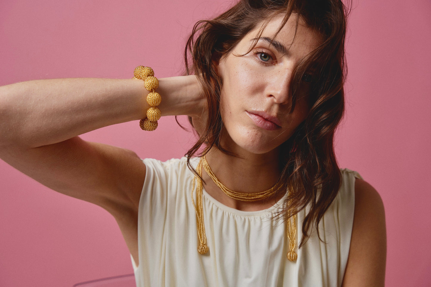 Golden Ezra Necklace