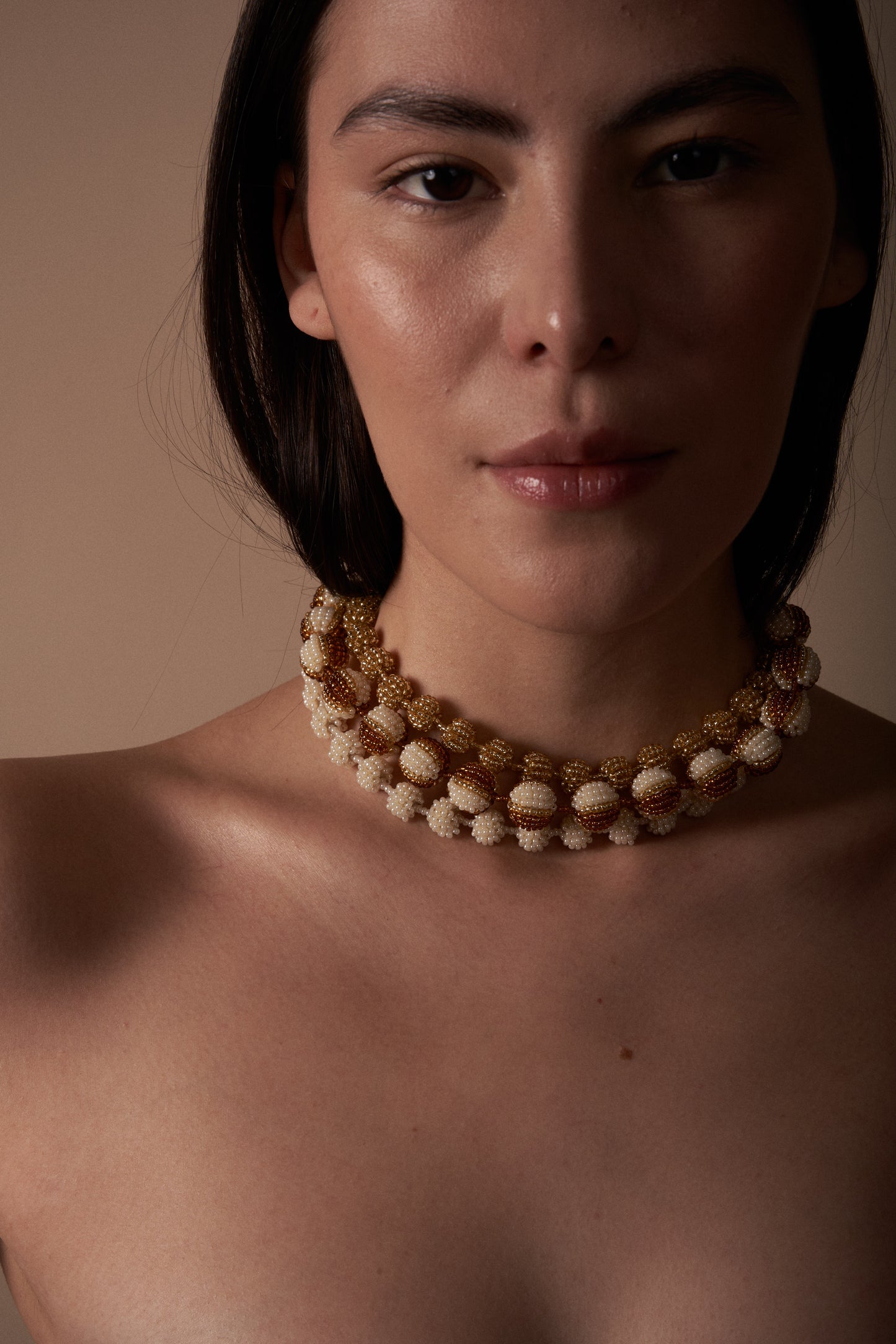 Beige Juanita Necklace