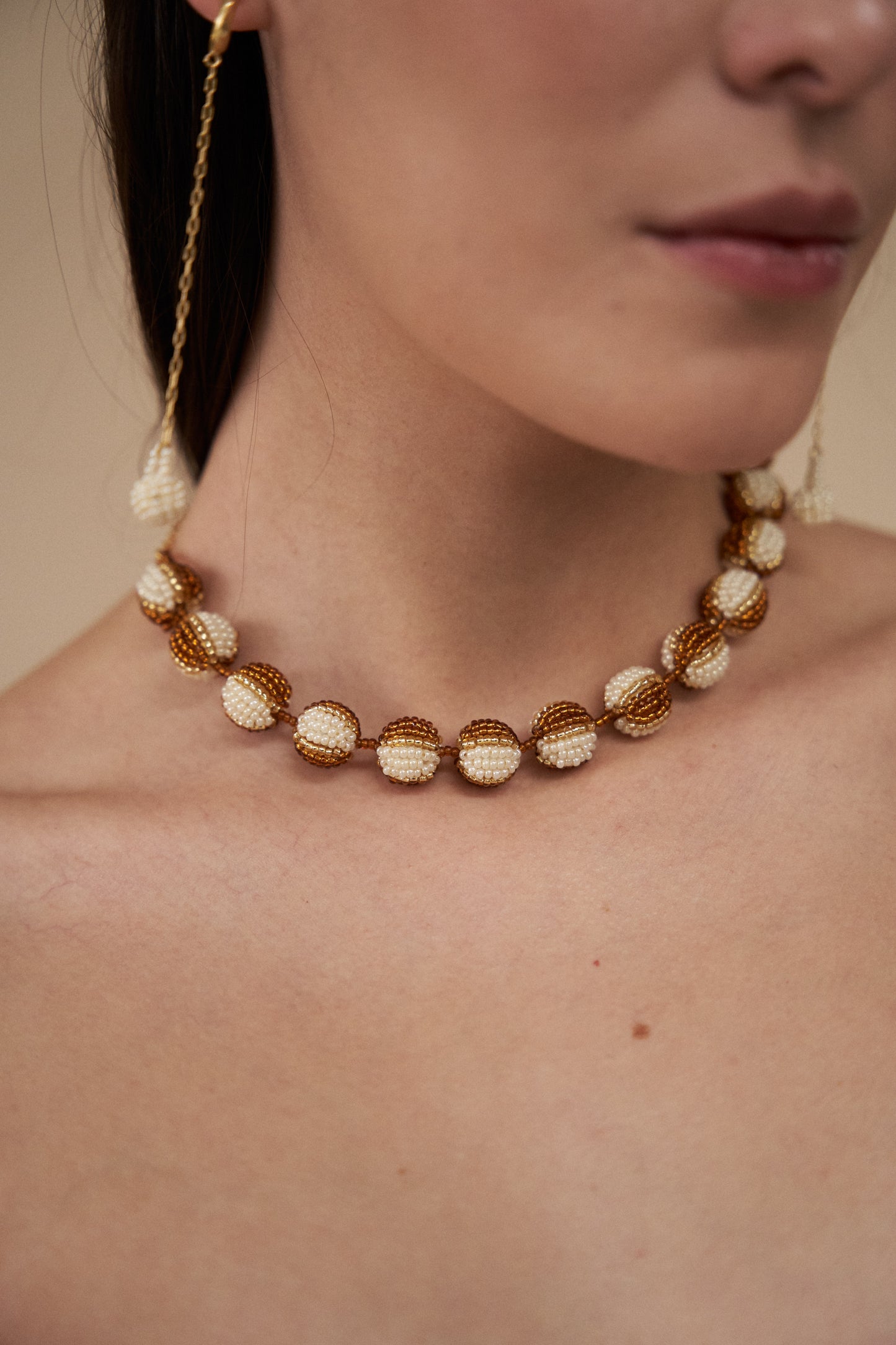 Beige Juana Necklace