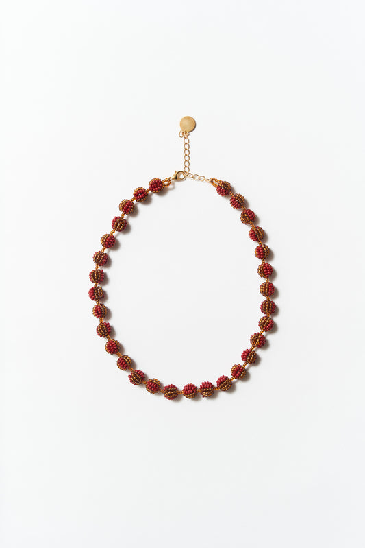 Wine Juanita Necklace