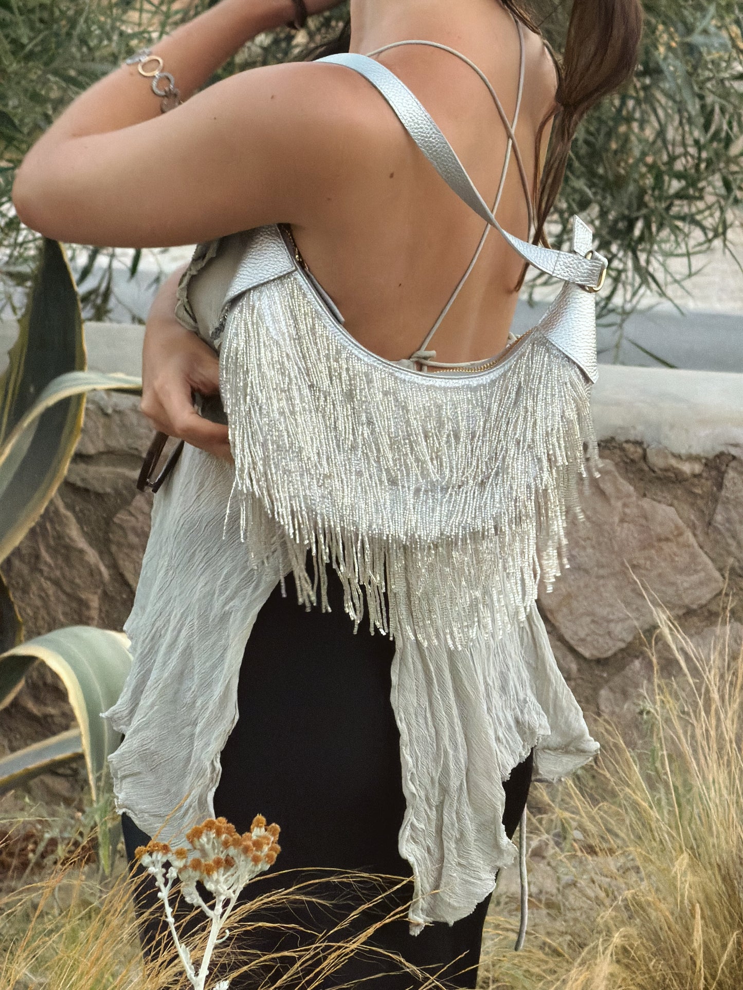 Silver Tamara Bag
